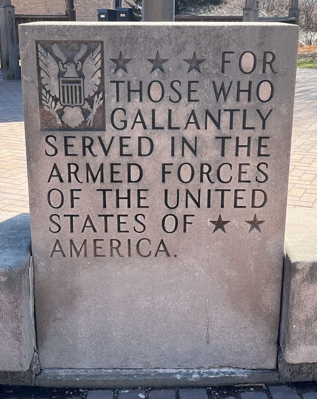 Veterans Memorial Marker image. Click for full size.