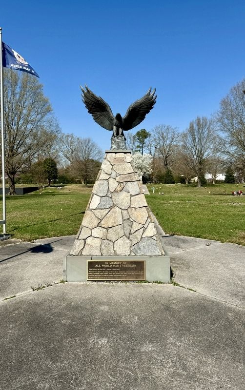 World War I Veterans Memorial. Click for full size. World War I Veterans Memorial image. Click for full size.