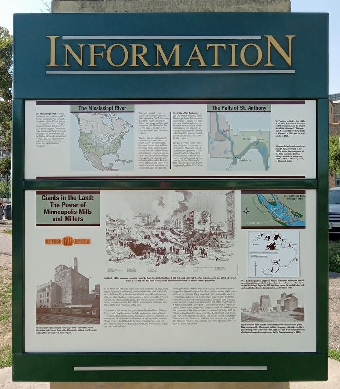 Giants in the Land: The Power of Minneapolis Mills and Millers Marker image. Click for full size.