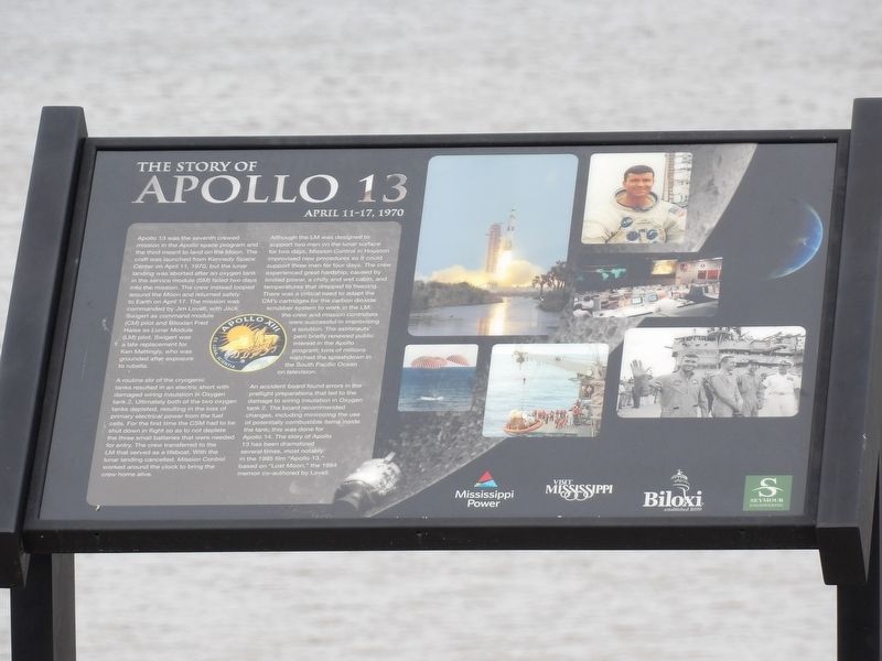The Story of Apollo 13 Marker. Click for full size. The Story of Apollo 13 Marker image. Click for full size.