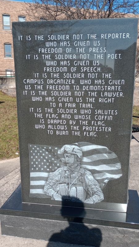 Veterans Freedom Park Marker image. Click for full size.