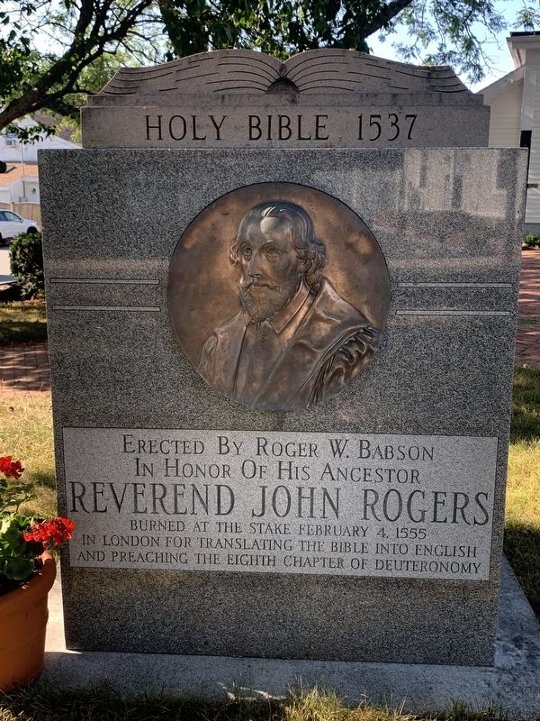Reverend John Rogers Marker image. Click for full size.