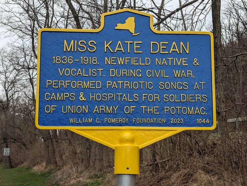 Miss Kate Dean Marker image. Click for full size.