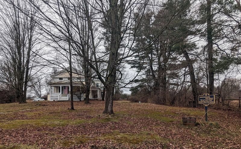 The Underground Railroad House and Marker. Click for full size. The Underground Railroad House and Marker image. Click for full size.