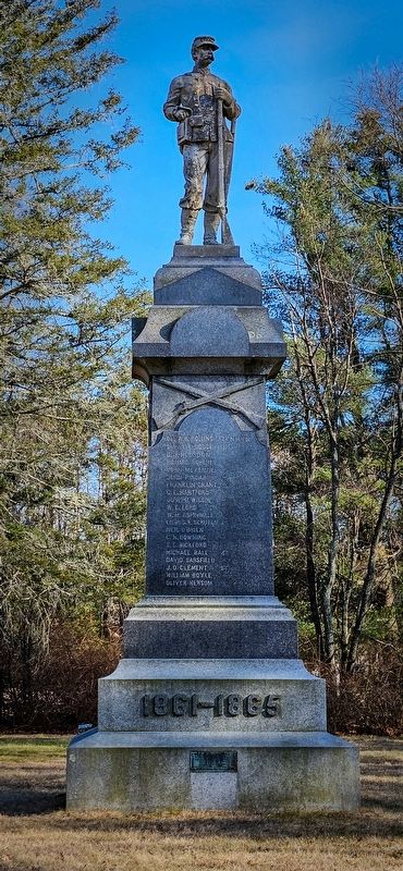 Rollinsford Soldiers Civil War Monumentg Marker image. Click for full size.