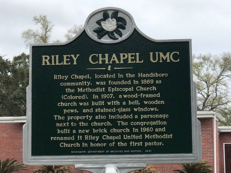 Riley Chapel UMC Marker image. Click for full size.
