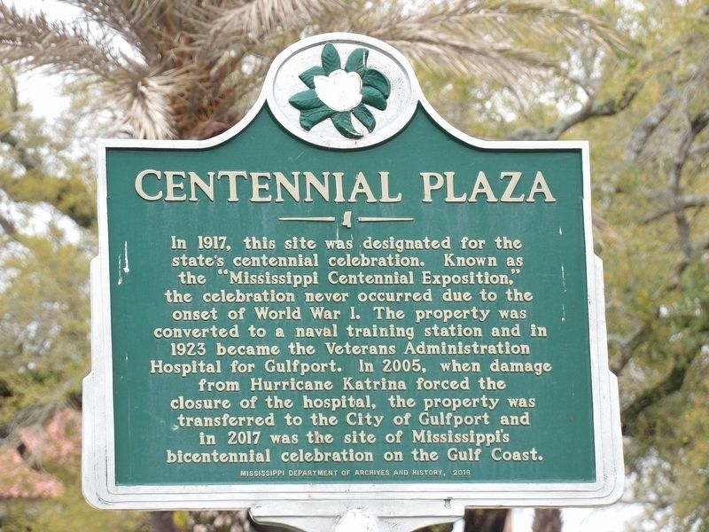 Centennial Plaza Marker image. Click for full size.