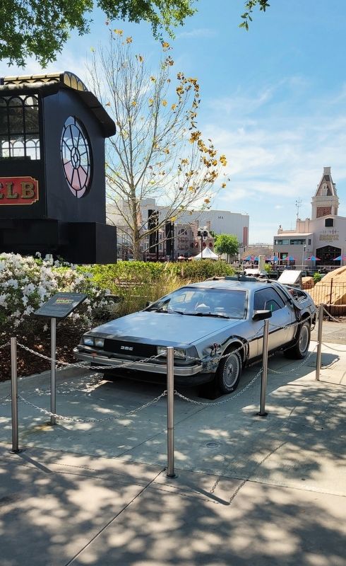 The DeLorean Time Machine Marker. Click for full size. The DeLorean Time Machine Marker image. Click for full size.