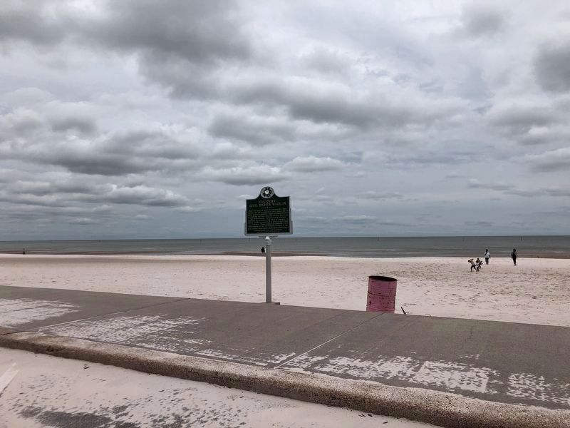 Gulfport Civil Rights Wade-In Marker. Click for full size. Gulfport Civil Rights Wade-In Marker image. Click for full size.