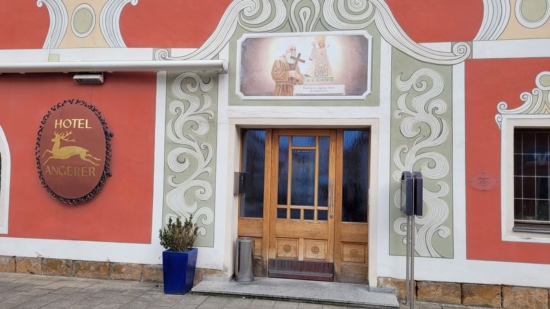 The entrance to the Hotel Angerer. Click for full size. The entrance to the Hotel Angerer image. Click for full size.