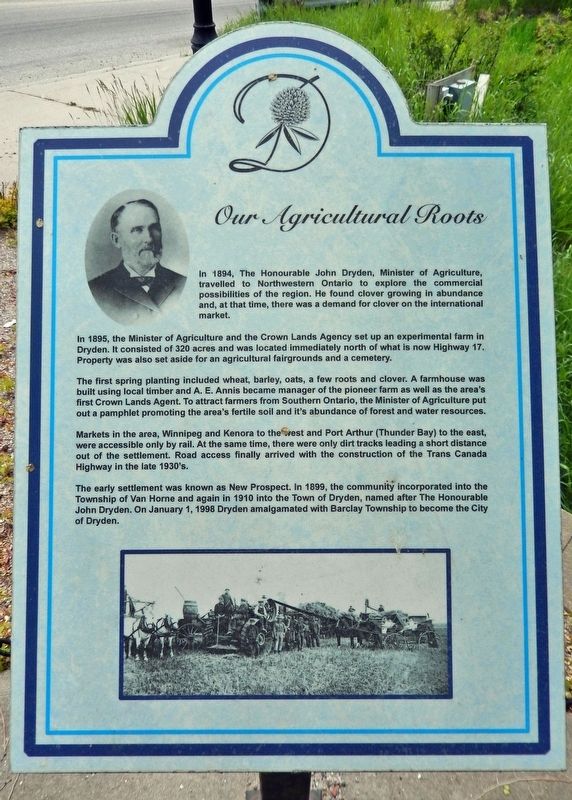 Our Agricultural Roots Marker image. Click for full size.