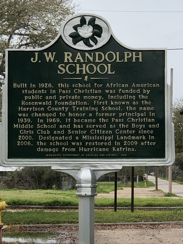 J.W. Randolph School Marker image. Click for full size.