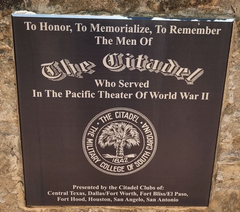 The Citadel Marker image. Click for full size.