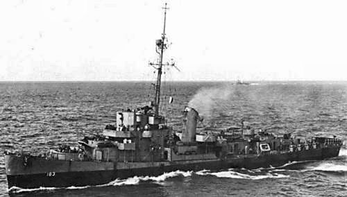 U.S.S. Samuel S. Miles image. Click for full size.