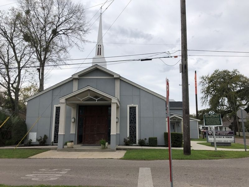 First Missionary Baptist Church Marker image. Click for full size.