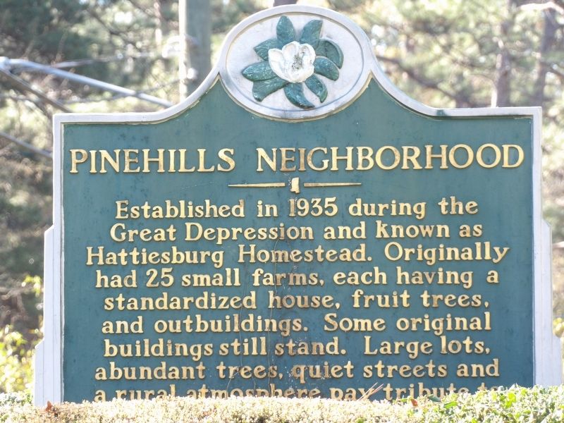 Pinehills Neighborhood Marker. Click for full size. Pinehills Neighborhood Marker image. Click for full size.