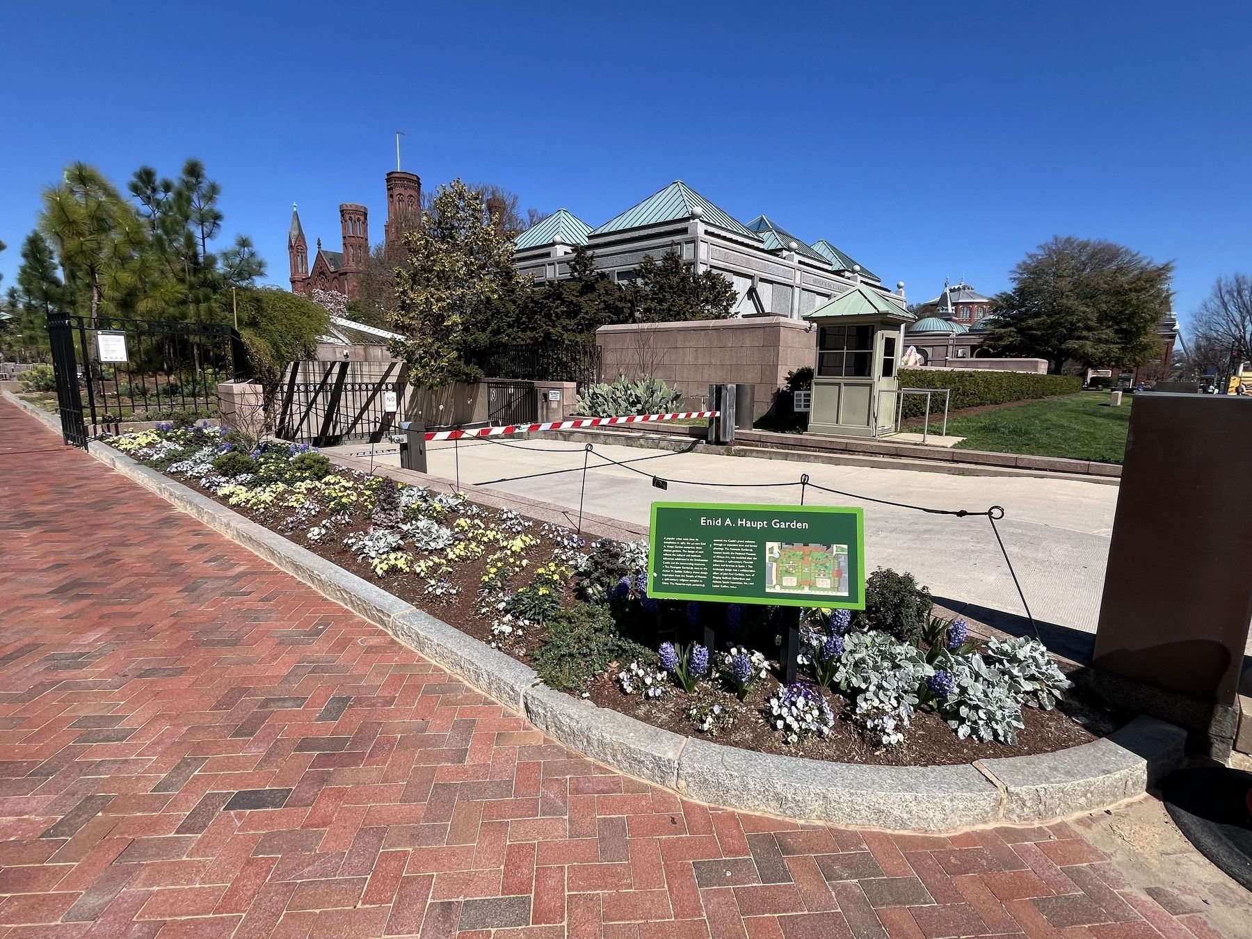 Enid A. Haupt Garden Marker. Click for full size. Enid A. Haupt Garden Marker image. Click for full size.