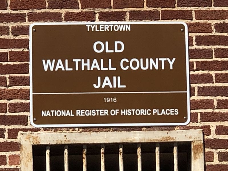 Old Walthall County Jail Marker image. Click for full size.