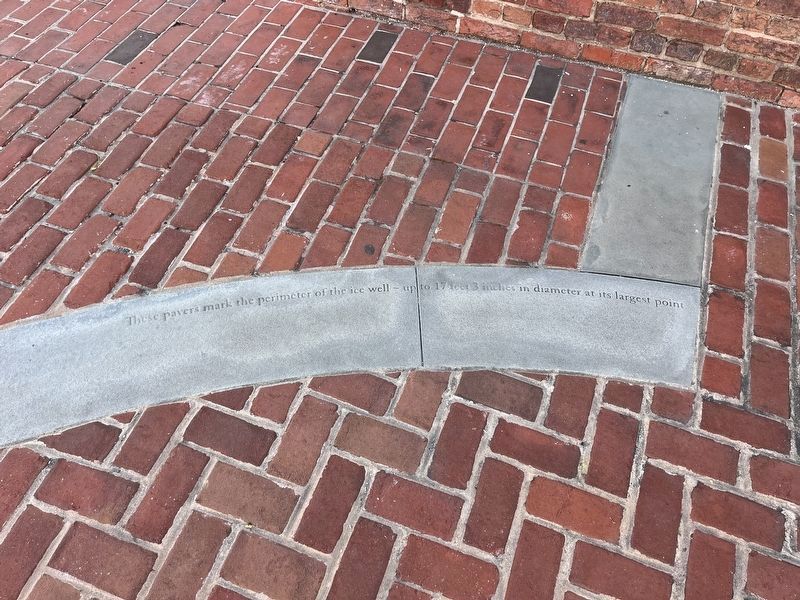 The Gadsby's Tavern Ice Well Marker. Click for full size. The Gadsby's Tavern Ice Well Marker image. Click for full size.