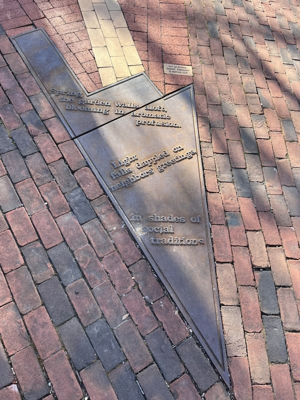 Poetry in the park. Click for full size. Poetry in the park image. Click for full size.
