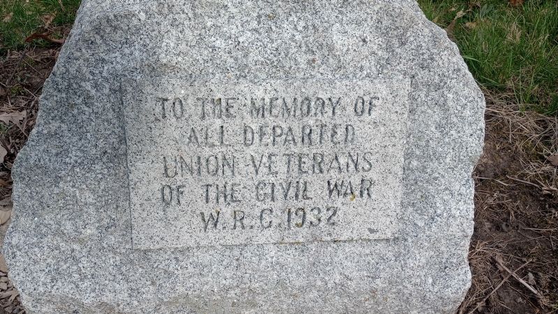 Union Veterans Memorial Marker image. Click for full size.
