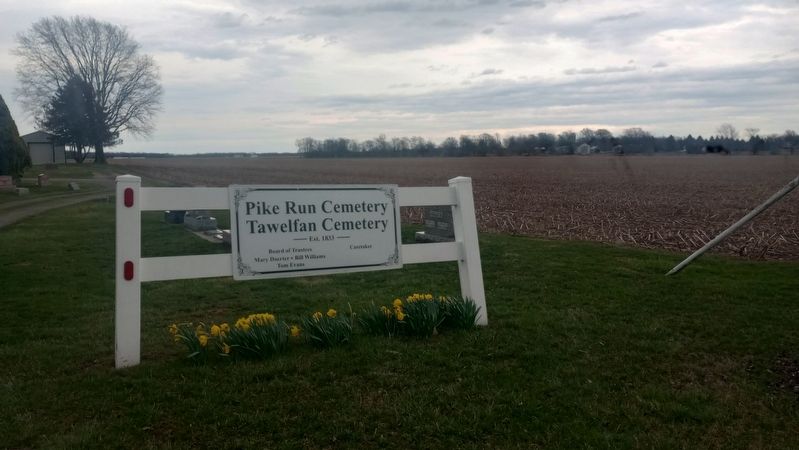 Pike Run Cemetery Marker image. Click for full size.
