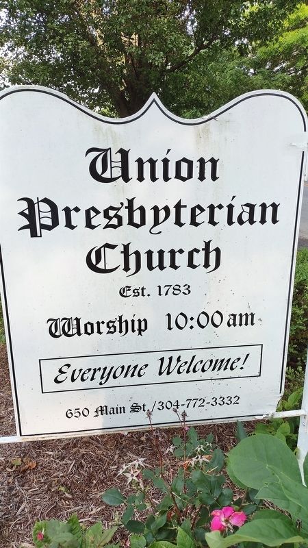 Union Presbyterian Church Sign image. Click for full size.