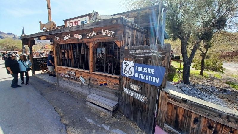 Gold Mining Ghost Town, Oatman, Arizona Marker image. Click for full size.