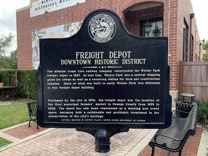 Freight Depot Marker. Click for full size. Freight Depot Marker image. Click for full size.