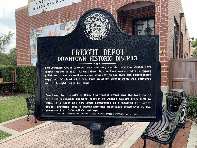 Freight Depot Marker image. Click for full size.