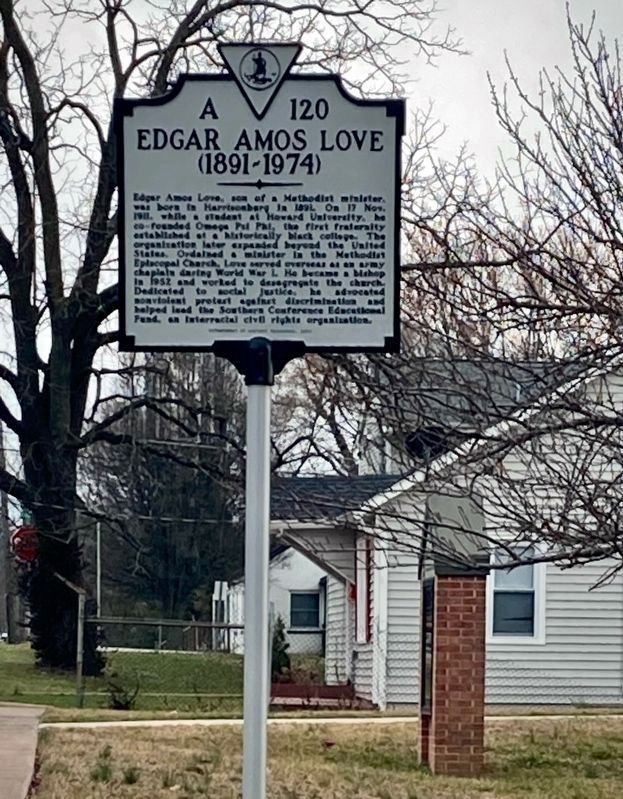 Edgar Amos Love Marker image. Click for full size.
