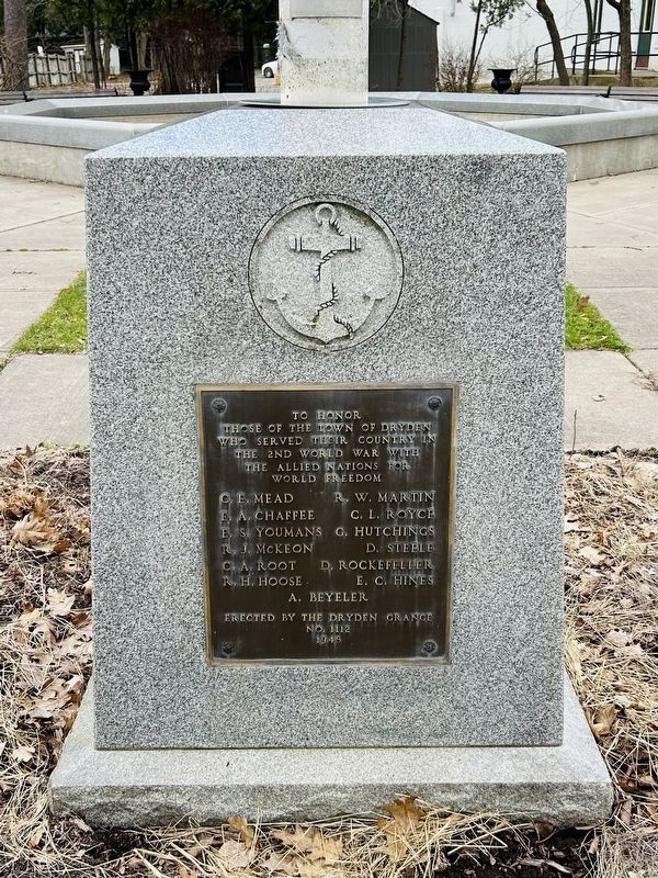 Dryden War Memorial image. Click for full size.