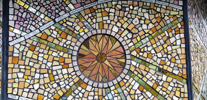 "Pieces of Dryden" Centennial Mosaic (<i>detail</i>) image. Click for full size.