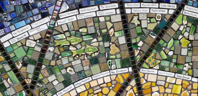 "Pieces of Dryden" Centennial Mosaic (<i>detail</i>) image. Click for full size.