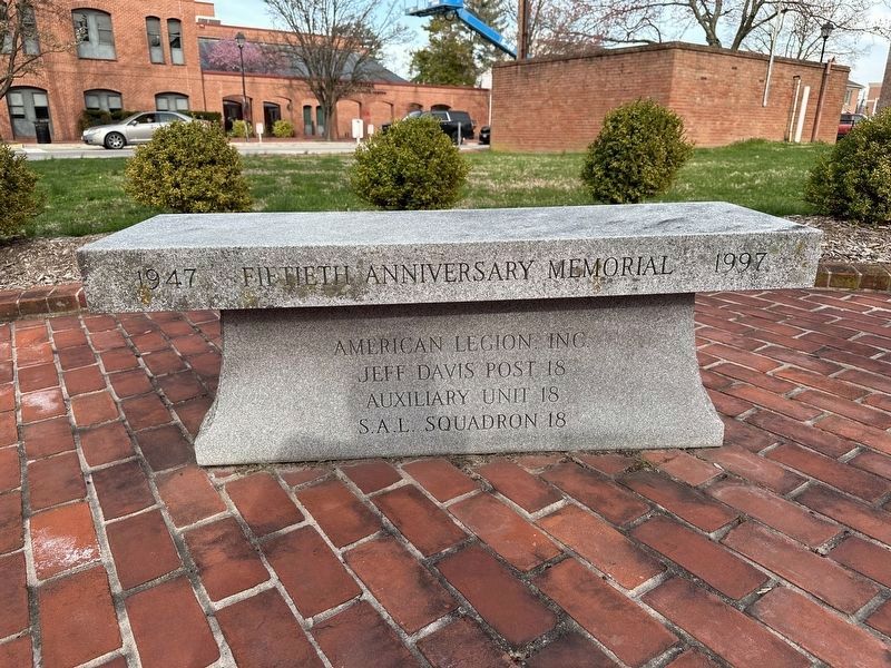 The Lions Club of Centreville POW - MIA Monument Far Left Bench. Click for full size. The Lions Club of Centreville POW - MIA Monument Far Left Bench image. Click for full size.