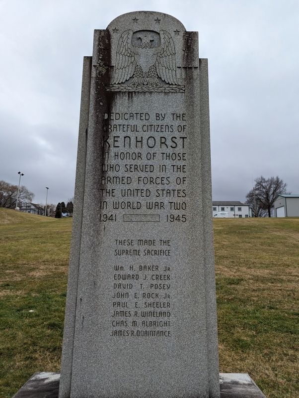 Kenhorst Marker. Click for full size. Kenhorst Marker image. Click for full size.