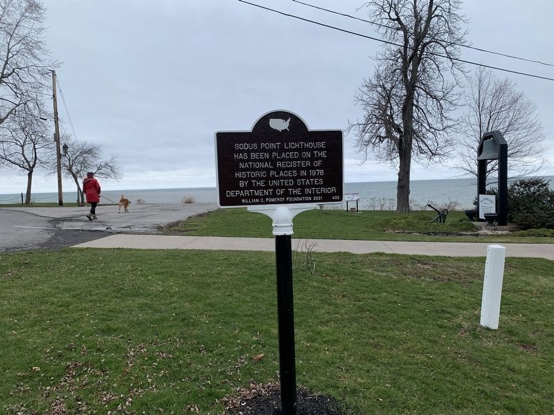Sodus Point Lighthouse Marker image. Click for full size.