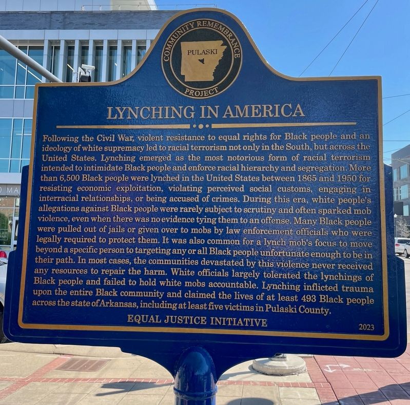 Lynching in America Marker image. Click for full size.