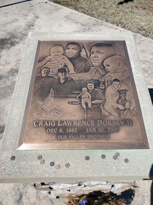 Craig Lawrence Dorsey plaque image. Click for full size.