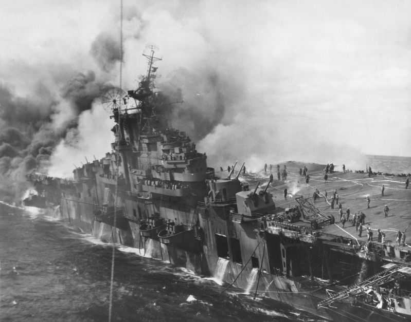 U.S.S. Franklin (CV-13) image. Click for full size.