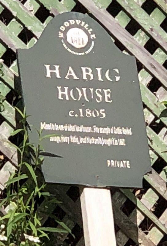 Habig House Marker image. Click for full size.