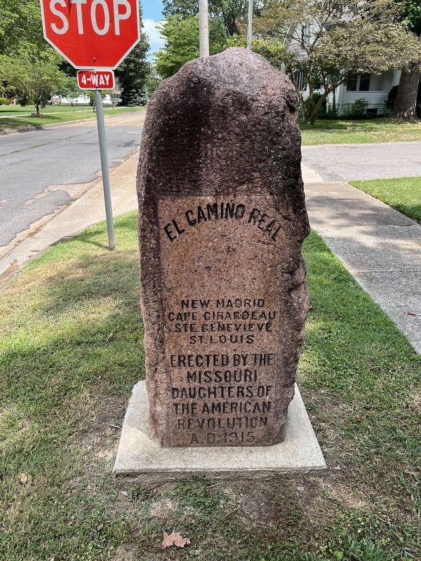 El Camino Real Marker. Click for full size. El Camino Real Marker image. Click for full size.