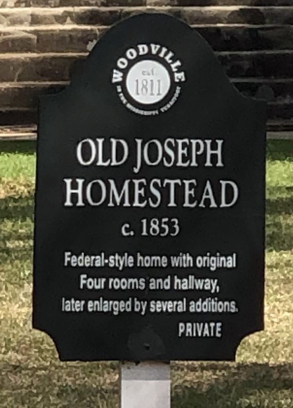 Old Joseph Homestead Marker image. Click for full size.