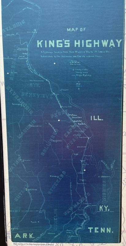 Map of the King's Highway image. Click for full size.