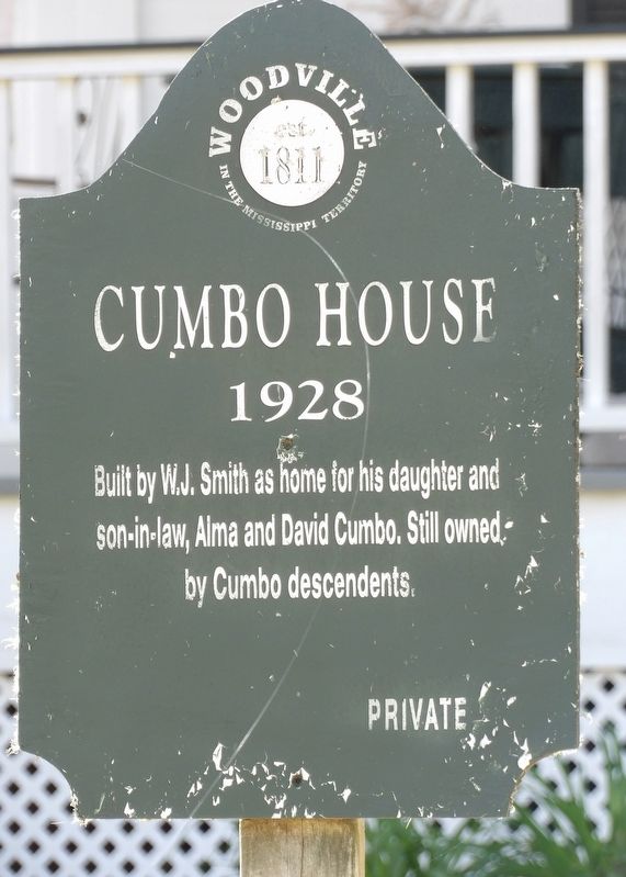 Cumbo House Marker image. Click for full size.