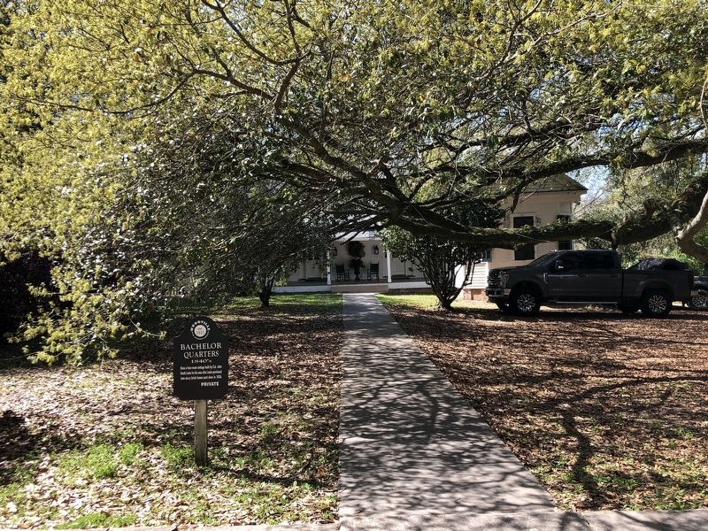Bachelor Quarters Marker. Click for full size. Bachelor Quarters Marker image. Click for full size.