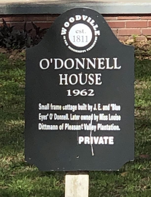 O'Donnell House Marker image. Click for full size.