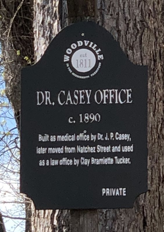 Dr. Casey Office Marker. Click for full size. Dr. Casey Office Marker image. Click for full size.