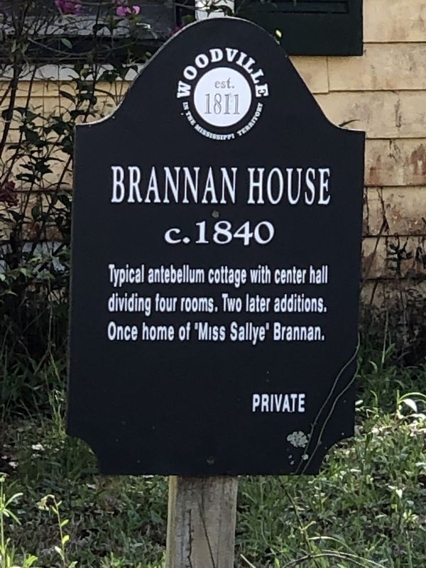 Brannan House Marker. Click for full size. Brannan House Marker image. Click for full size.