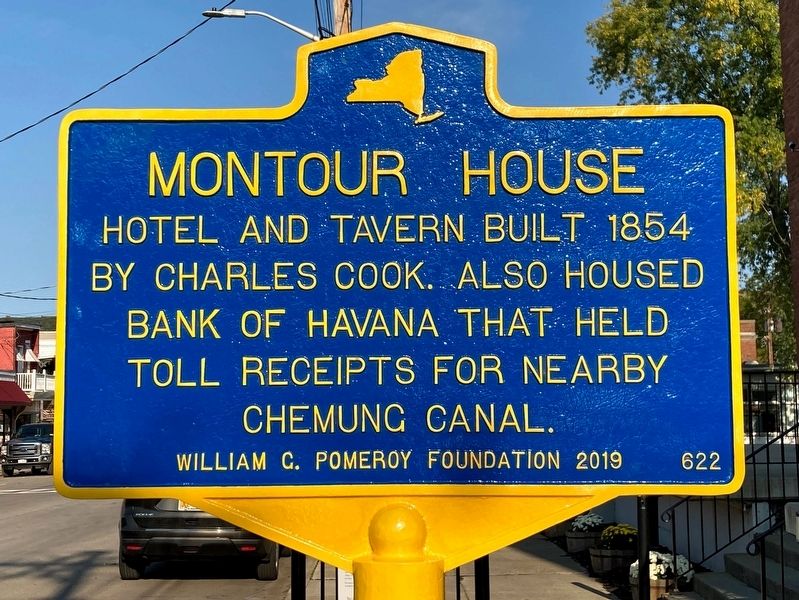 Montour House Marker image. Click for full size.